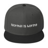 Normal is boring - Wool Blend Snapback Funny quotes 7820007