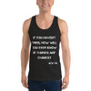 If you haven't tried, how will you ever know if there's any chance? - Jack Ma - Fine Jersey Tank Top Unisex Motivational quotes 7813804
