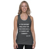 If you haven't tried, how will you ever know if there's any chance? - Jack Ma - Fine Jersey Tank Top Unisex Motivational quotes 7813804