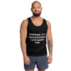 Overpack. It's why suitcases have wheels now. - Ultra Cotton Tank Top Funny quotes 7817520