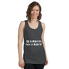 Be a Warrior, not a Worrier. - Fine Jersey Tank Top Unisex Funny quotes 7817385