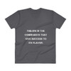 Failure is the condiments that give success to its flavor. - Lightweight Fashion V-Neck T-Shirt Motivational quotes 7814270