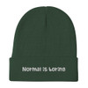 Normal is boring - Knit Beanie 12" Funny quotes 7820120