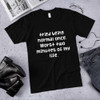 tried being normal once. Worst two minutes of my life. - Unisex Short Sleeve T-Shirt Funny quotes 7818270