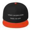 When nothing goes right, go left - Wool Blend Snapback Funny quotes 7820145