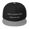 When nothing goes right, go left - Wool Blend Snapback Funny quotes 7820145