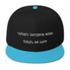 When nothing goes right, go left - Wool Blend Snapback Funny quotes 7820145