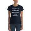 It's going to be hard, but hard does not mean impossible. - Ladies Ringspun Fashion Fit T-Shirt Motivational quotes 7816190