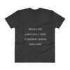Brains are awesome. I wish everybody would have one! - Lightweight Fashion V-Neck T-Shirt Funny quotes 7818477