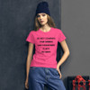 Do not compare your insides with someones else's outsides. - Ladies Ringspun Fashion Fit T-Shirt Motivational quotes 7816188