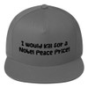 I would kill for a Nobel Peace Price! - Flat Bill Cap Funny quotes 7817091
