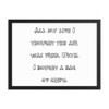 All my life I thought the air was free. Until I bought a bag of chips. - Matte Paper Framed Poster Funny quotes 7818517