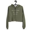 Last name Ever, first name Greatest. - Women's Fleece Crop Hoodie Funny quotes 7816926