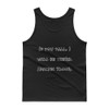 If you fall, I will be there. Signed: Floor. - Ultra Cotton Tank Top Funny quotes 7817236