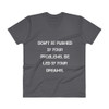 Don't be pushed by your problems. Be led by your dreams. - Lightweight Fashion V-Neck T-Shirt Motivational quotes 7814383