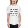 Give yourself some credit. You've come pretty far. - Youth Lightweight Fashion T-Shirt Motivational quotes 7815026