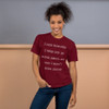I like rumors. I find out so much about me that I didn't even know. - Unisex Short Sleeve T-Shirt Funny quotes 7818612