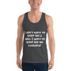 I don't want to sleep like a baby. I want to sleep like my husband! - Fine Jersey Tank Top Unisex Funny quotes 7817263