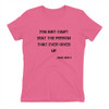 You just can't beat the person that ever gives up - Babe Ruth - Ladies' The Boyfriend Tee Motivational quotes 7815875