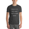 What do you call a bear with no ears? EARS! - Lightweight Fashion Short Sleeve T-Shirt Funny quotes 7818372