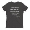 If you haven't tried, how will you ever know if there's any chance? - Jack Ma - Ladies' The Boyfriend Tee Motivational quotes 7815926