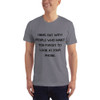 Hang out with people who make you forget to look at your phone. - Unisex Short Sleeve T-Shirt Motivational quotes 7813794