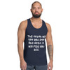 The truth will set you free. But first, it will piss you off. - Fine Jersey Tank Top Unisex Funny quotes 7817761