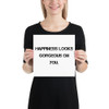 Happiness looks gorgeous on you. - Paper Poster Motivational quotes 7814888