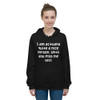 I am actually quite a nice person. Until you piss me off! - Unisex Fleece Pullover Hoodie Funny quotes 7818037
