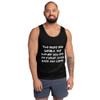 The more you weight, the harder you are to kidnap. Stay safe, eat cake! - Ultra Cotton Tank Top Funny quotes 7817270