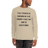 The trophy is earned in the hours that no one is watching. - Ultra Cotton Long Sleeve T-Shirt Motivational quotes 7815208