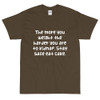 The more you weight the harder you are to kidnap. Stay safe eat cake. - Ultra Cotton T-Shirt Funny quotes 7819370