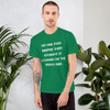 No one ever injured their eyesight by looking on the bright side. - Unisex Short Sleeve T-Shirt Motivational quotes 7815200