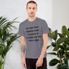 No one ever injured their eyesight by looking on the bright side. - Unisex Short Sleeve T-Shirt Motivational quotes 7815200