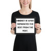 Mindset is what separates the best from the rest. - Matte Paper Framed Poster Motivational quotes 7814747