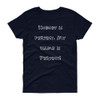 Nobody is perfect. My name is Perfect! - Ladies Cotton Short Sleeve T-Shirt Funny quotes 7818880