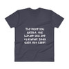 The more you weight, the harder you are to kidnap. Stay safe, eat cake! - Lightweight Fashion V-Neck T-Shirt Funny quotes 7818305