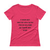 It does not matter how slow you go as long as you do not stop. - Ladies Sheer Scoopneck T-Shirt Motivational quotes 7815733