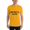 Normal is boring - Fitted Long Sleeve Crew Funny quotes 7816572