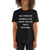 The trophy is earned in the hours that no one is watching. - Unisex Softstyle T-Shirt Motivational quotes 7814269