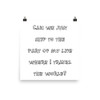 Can we just skip to the part of my life where I travel the world? - Paper Poster Funny quotes 7819257