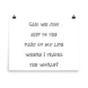 Can we just skip to the part of my life where I travel the world? - Paper Poster Funny quotes 7819257
