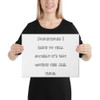 Sometimes I have to tell myself it's not worth the jail time. - Canvas Funny quotes 7818743