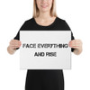 Face everything and rise - Canvas Motivational quotes 7814251