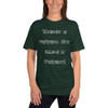 Nobody is perfect. My name is Perfect! - Unisex Short Sleeve T-Shirt Funny quotes 7819328