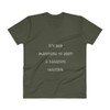 It's bad manners to keep a vacation waiting. - Lightweight Fashion V-Neck T-Shirt Funny quotes 7818673