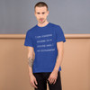 I am standing outside. So if anyone asks, I am outstanding! - Unisex Short Sleeve T-Shirt Funny quotes 7819335