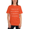 What do you call a thieving alligator? A Crookodile - Unisex Short Sleeve T-Shirt Funny quotes 7819286