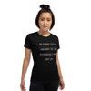 At night I fall asleep. In the morning I can't get up. - Ladies Cotton Short Sleeve T-Shirt Funny quotes 7818624