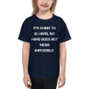 It's going to be hard, but hard does not mean impossible. - Youth Lightweight Fashion T-Shirt Motivational quotes 7815242